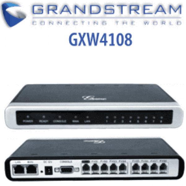 Grandstream GXW4108 VoIP Gateway Buy and Review in Dubai, Abudhabi, UAE